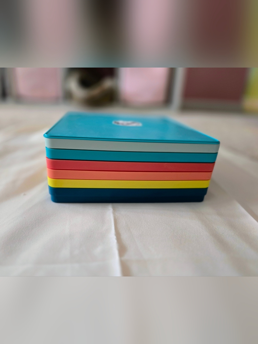 🌟3 for $18!🌟Colorful, Stackable Puzzle Piece Organizer